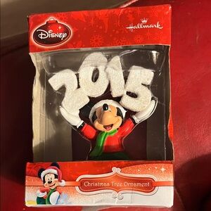 Vintage 2015 Disney Hallmark Mickey Mouse ornament